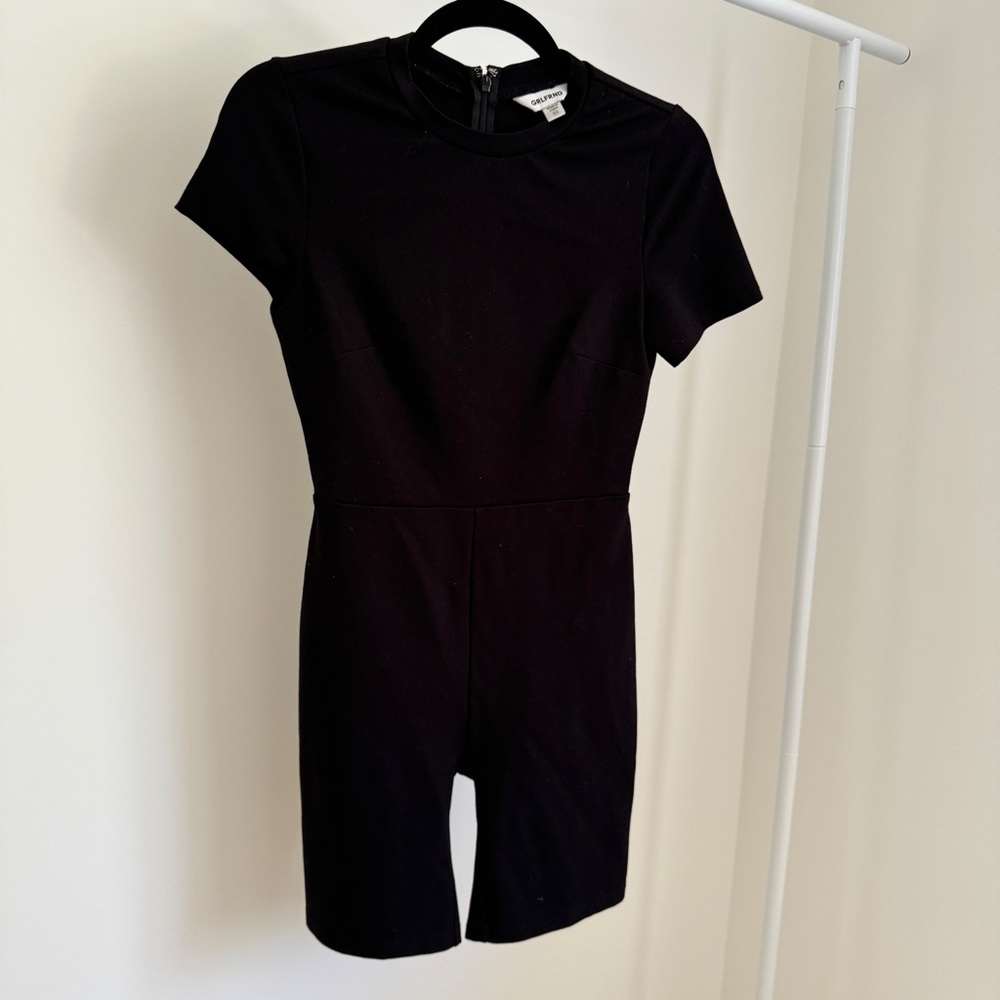 GIRLFRIEND Fitted Cotton Jumsuit